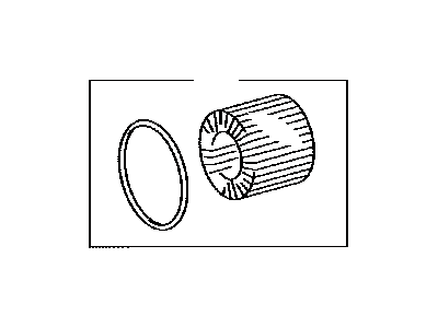 Toyota 04152-37010 Element Kit, Oil Filter