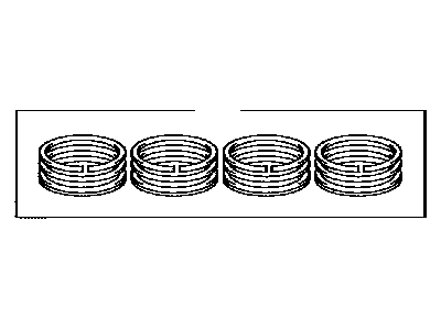 Toyota 13011-37300 Ring Set, Piston