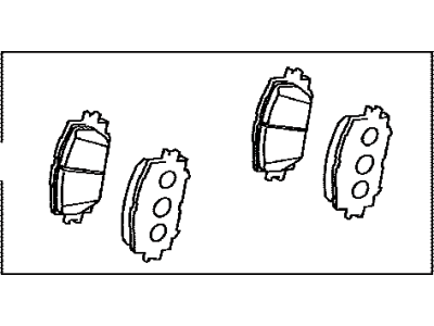 Toyota 04465-02220 Brake Pads