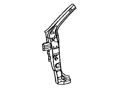 Toyota 61109-52903 Hinge Pillar Reinforcement