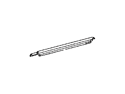 Toyota 68180-12080 Weatherstrip Assy, Rear Door Glass, Outer RH