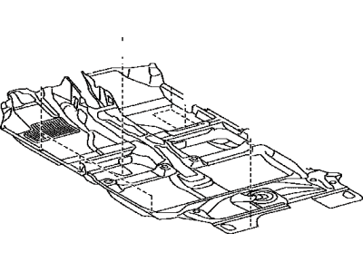 Toyota 58510-5C160-B1 Carpet Assy, Front Floor, Front