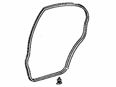 Toyota 67871-12380 Door Weatherstrip
