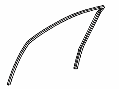 Toyota 68141-12330 Run Channel