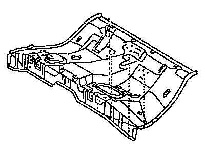 Toyota 58211-13900 Center Floor Pan