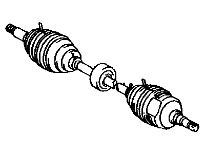 Toyota 43410-02030 Shaft Assembly, Front Drive, Right