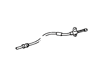 Toyota 46430-12300 Rear Cable