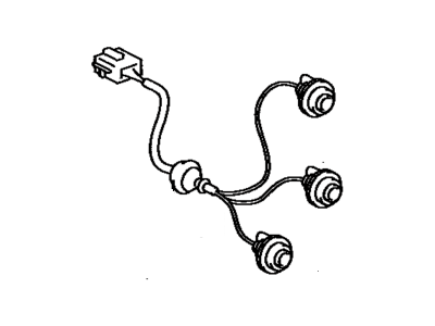 Toyota 81555-13340 Cord, Rear Combination