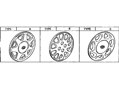 Toyota 42602-02050 Wheel Cover