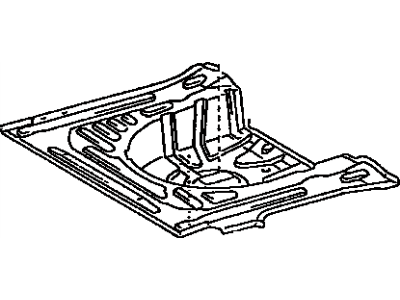 Toyota 58311-12210 Pan, Rear Floor