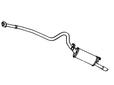 Toyota 17430-13100 Muffler