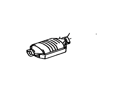 Toyota 17400-38050 Catalytic Converter Assembly