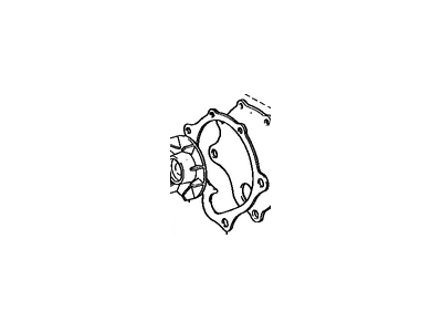 Toyota 16124-22010 Gasket, Water Pump Body