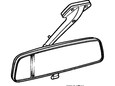 Toyota 87810-10151 Inner Rear View Mirror Assembly