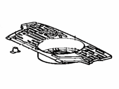 Toyota 58301-10121 Pan, Rear Floor