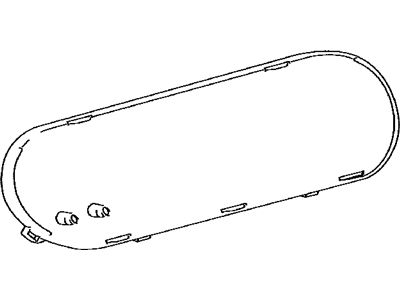 Toyota 83852-12M10 Cluster Lens