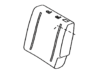 Toyota 71604-12040-B1 Seat Back Pad