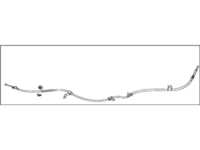 Toyota 46430-12470 Cable Assembly, Parking Brake