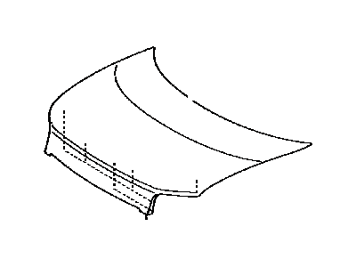 Toyota 53301-12A90 Hood