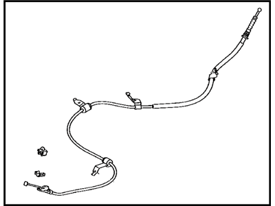 Toyota 46420-12590 Cable Assembly, Parking Brake