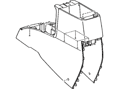 Toyota 58910-35340-C6 Console Assembly