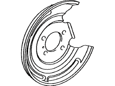 Toyota 47882-12110 Backing Plate