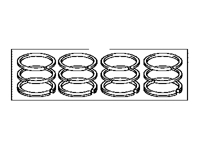 Toyota 13011-28260 Ring Set, Piston