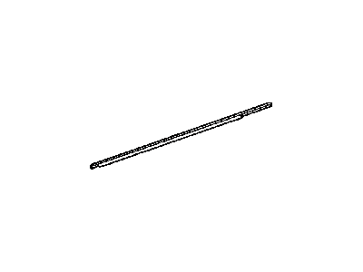 Toyota 68210-16080 Weatherstrip Assy, Front Door Glass, Outer LH