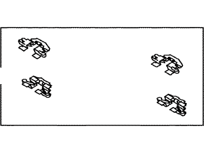 Toyota 04948-06031 Fitting Kit, Disc Brake, Rear