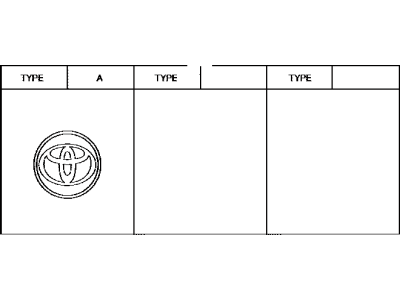 Toyota 42603-52110 Center Cap