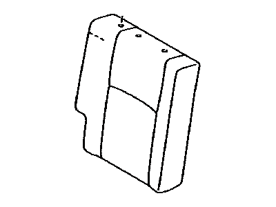 Toyota 71077-52G90-C1 Rear Seat Back Cover, Right (For Separate Type)