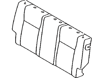 Toyota 71077-02530-B1 Seat Back Cover