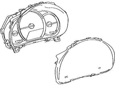 Toyota 83800-0UD10 Instrument Cluster