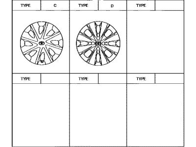 Toyota 42602-52451 Wheel Cover