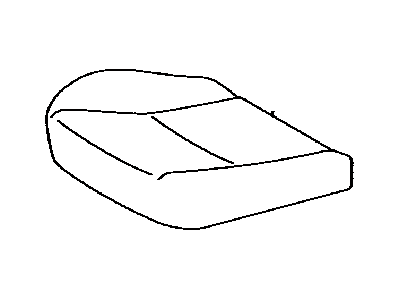 Toyota 71071-35A10-B1 Front Seat Cushion Cover, Right(For Separate Type)