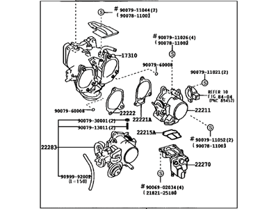 Toyota 22210-0A110 Throttle Body