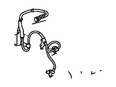 Toyota 89543-07010 ABS Sensor Wire