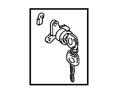 Toyota 69052-41050 Cylinder & Keys