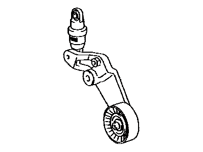 Toyota 16620-22012 TENSIONER Assembly, V-RIBBED Belt