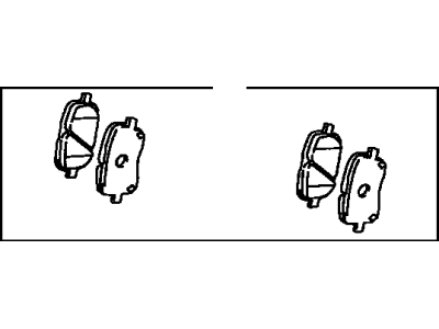 Toyota 04465-02070 Front Pads