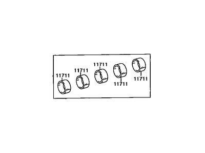 Toyota 11704-22030 Bearing Set, Crankshaft