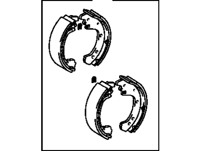 Toyota 04495-02050 Rear Shoes