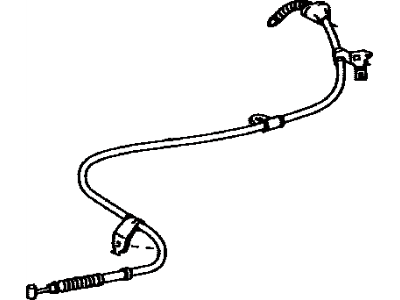Toyota 46420-12580 Rear Cable