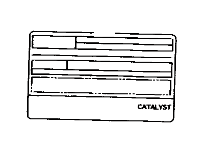Toyota 11298-22154 Emission Label