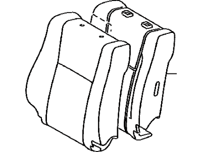 Toyota 71074-0C730-B0 Seat Back Cover
