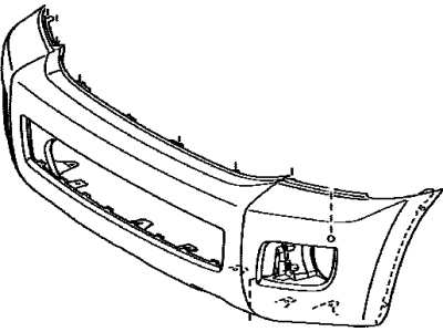 Toyota 52119-0C947 Bumper Cover