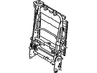 Toyota 71017-0C080 Frame Sub-Assy, Rear Seat Back, RH