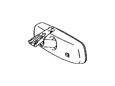 Toyota 87810-0T010 Mirror Inside