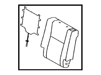 Toyota 71078-0C211-B1 Seat Back Cover