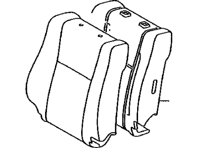 Toyota 71073-0CB90-B0 Seat Back Cover
